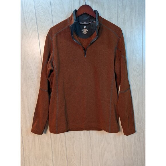 Kuhl Revel Pullover Sweater Mens Large 1/4 Quarter Zip Performance Outdoor - Picture 1 of 6